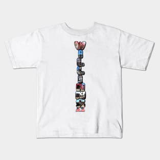 Williams Arizona Big Letter - Vertical Kids T-Shirt